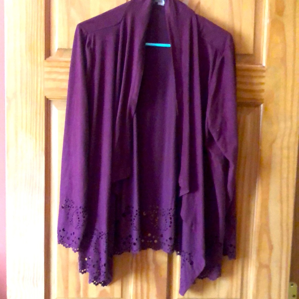 Lightweight purple coverup